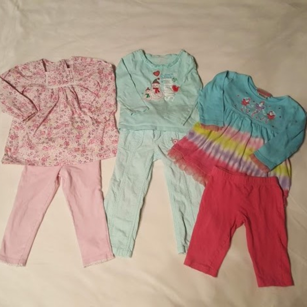 Girls outfit lot, 24m/2T